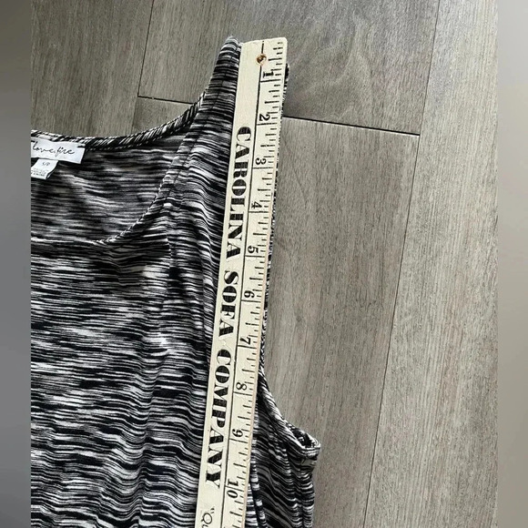 Love Fire Black White Maxi Women’s Dress Small Elastic Waist - Picture 10 of 10